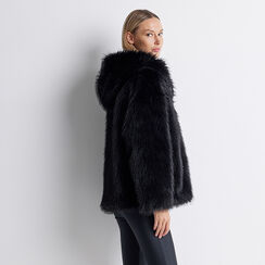 Cappotto maxi nero, Primadonna, 22B402316FUNEROUNI, 003 preview