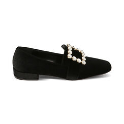 CALZATURA BALLERINA VELLUTO NERO, Rebajas, 224936701VLNERO036, 001 preview