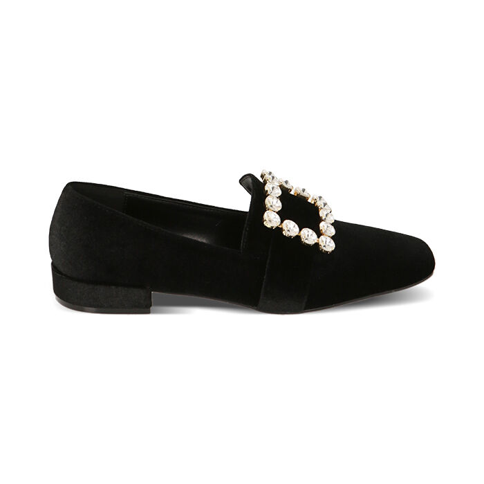 CALZATURA BALLERINA VELLUTO NERO, Primadonna, 224936701VLNERO036
