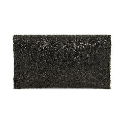 Borsa a tracolla small nera paillettes, Primadonna, 225124695PLNEROUNI, 003 preview