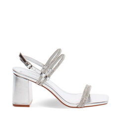 Sandalias de tac&oacute;n 7,5 cm en plata brillante, Primadonna, 274946322LPARGE035, 001a