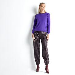 Maglia girocollo viola, Primadonna, 22U423641TSVIOLL, 004 preview