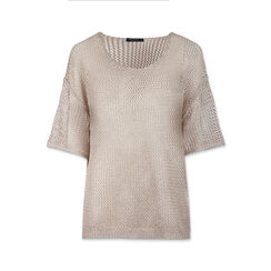Camiseta mujer dorada en tejido, Primadonna, 25B473125TSOROGUNI, 001a