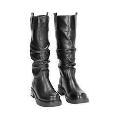 Botte noire avec talon large chic, Primadonna, 240631707EPNERO041, 002 preview