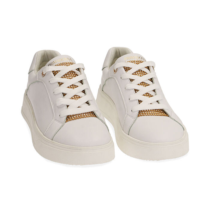 Zapatillas mujer blanco/dorado | Primadonna Collection