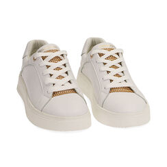 Sneakers bianco/oro , SPECIAL SALE, 190625502EPBIOR035, 002 preview
