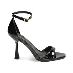 Sandales à talons noirs en vernis, Primadonna, 234961217VENERO038, 001 preview