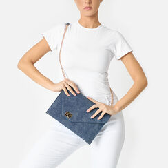 Pochette femme en jean en tissu, Primadonna, 255125554TSJEANUNI, 002a