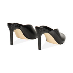 Mules open toe nere con tacco di 8,7 cm, Primadonna, 26M707009EUNERO035, 003 preview