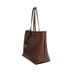 Borsa a spalla testa di moro con dettagli eleganti, Primadonna, 265705555EPMOROUNI, 003 preview