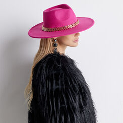ACCESSORI CAPPELLO TESSUTO FUCS, Primadonna, 22B405310TSFUCSUNI, 002a