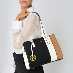 Borsa a spalla nera elegante, Primadonna, 265701339EPNEROUNI, 002 preview