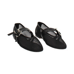 Ballerines femme noires perforées, Primadonna, 25D539902TSNERO035, 003 preview