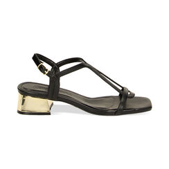 Sandales à talons noires, Fin de Collection, 234911607EPNERO040, 001 preview