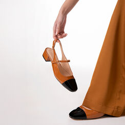 Zapato destalonado cognac tac&oacute;n 4 cm, Zapatos, 274962787VECOGN035, 002 preview