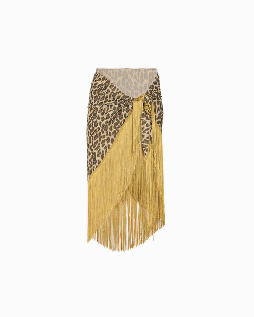 Pareo leopardo con glitter para looks veraniegos, LEOPARD