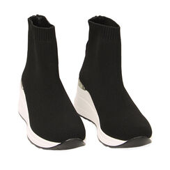 CALZATURA SLIP ON TESSUTO NERO, Primadonna, 232850993TSNERO035, 002a