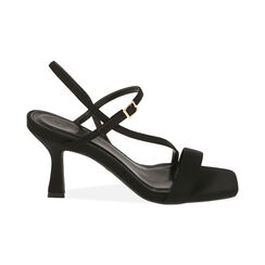 CALZATURA SANDALI CON TACCO LYCRA NERO, Primadonna, 232164805LYNERO035, 001 preview