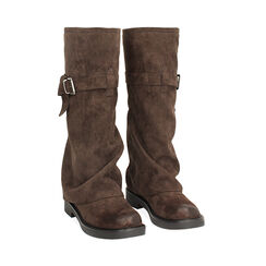 WOMEN SHOES BIKER MICROFIBER MORO, Primadonna, 260624109MFMORO037, 003 preview