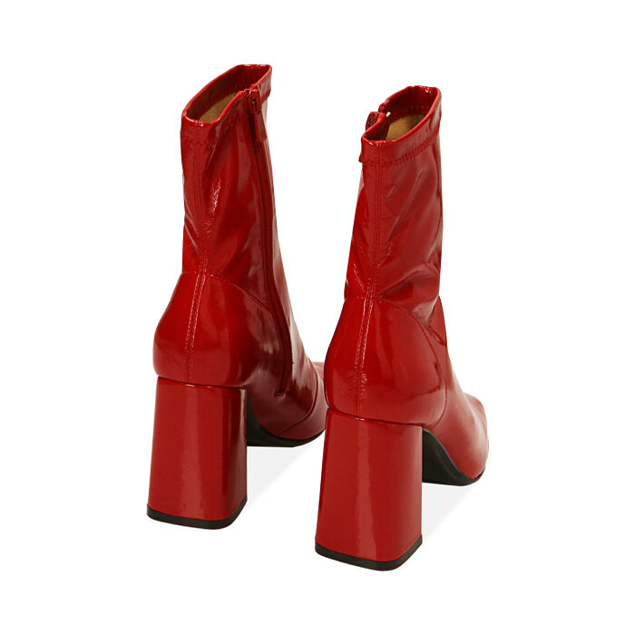 Botines rojos on sale tacon