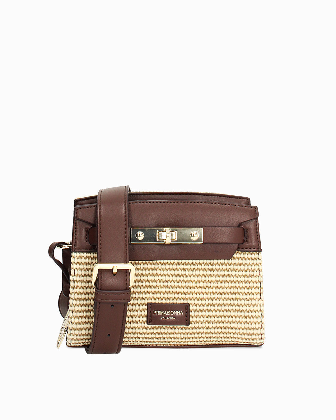 Mini bag beige con tracolla removibile