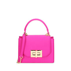 Minibag fucsia piccola in lycra, 235125430LYFUCSUNI, 001a