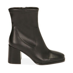 Ankle boots neri, tacco 8 cm , Primadonna, 203050029EPNERO036, 001a
