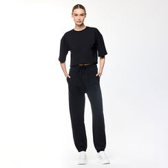 Pantalone nero in cotone, Primadonna, 23S610033CONEROL, 003 preview