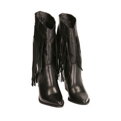 ZAPATOS BOTAS PIEL NERO, 20L640190PENERO036, 002a