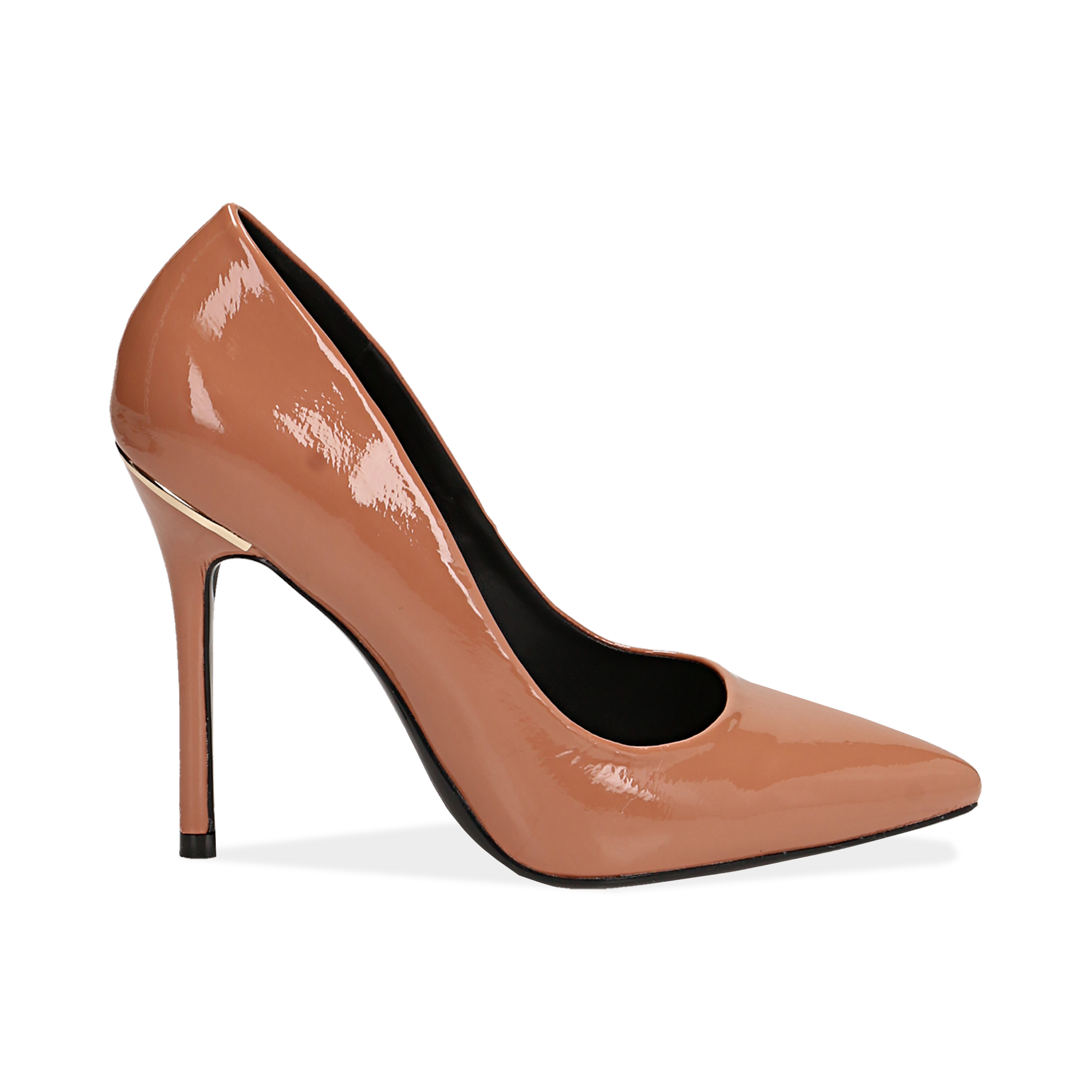Décolleté nude in vernice, tacco 11 cm | Primadonna Collection