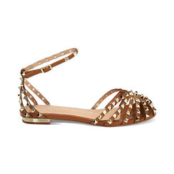 Ballerines slingback femme cognac, Primadonna, 25G472056EPCOGN035, 001 preview
