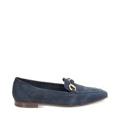 Mocasín azul en gamuza, Primadonna, 257725525CMBLUE036, 001a