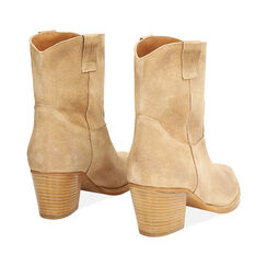 BOOTS RAIN DEMI-BOOT TEXAN SUEDE TAUP, Primadonna, 27T382065CMTAUP036, 003 preview