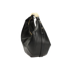 Bolso de mano negro con bandolera fija, Primadonna, 275130159EPNEROUNI, 003 preview