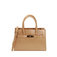 Mini bag a mano beige, Primadonna, 215134651NPBEIGUNI, 001a