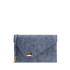 Pochette femme en jean en tissu, Primadonna, 255125554TSJEANUNI, 001a