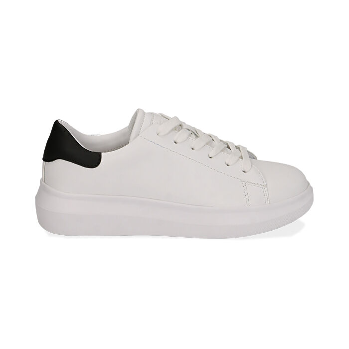 Baskets Blanches Noires Primadonna Collection