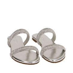 Sandali flat gioiello argento, Ultime occasioni, 214992851LMARGE037, 002a