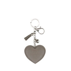 Llavero gris en forma de corazón, 240376537MPGRIGUNI, 002a
