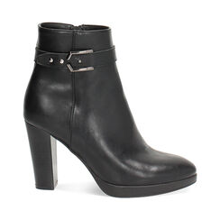 Botines negros con tacón de 9,3 cm para mujer, Primadonna, 260630534EPNERO035, 001 preview