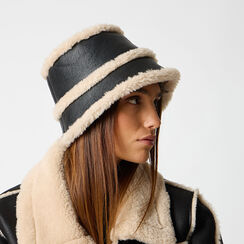 Cappello nero con dettagli panna, Primadonna, 26B447101EPNEPAUNI, 002a