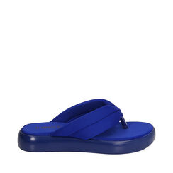 Ciabatte infradito blu in nylon, Scarpe, 194986753LYBLUE036, 001a