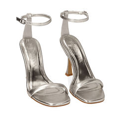 Sandali argento, tacco 10 cm , Primadonna, 192110702LMARGE036, 002a