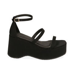 WOMEN SHOES WEDGE LYCRA NERO, Primadonna, 214915751LYNERO035, 001 preview