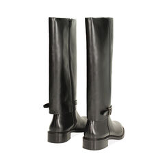 Stivali in pelle nera con fibbietta, Primadonna, 26N530005PENERO036, 004 preview
