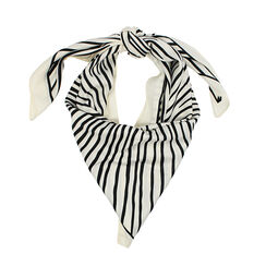 Foulard da donna bianco-nero, Primadonna, 25B462302TSBINEUNI, 002 preview