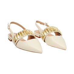 Bailarinas crema destalonadas elegantes, Primadonna, 274906032EPPANN035, 003 preview