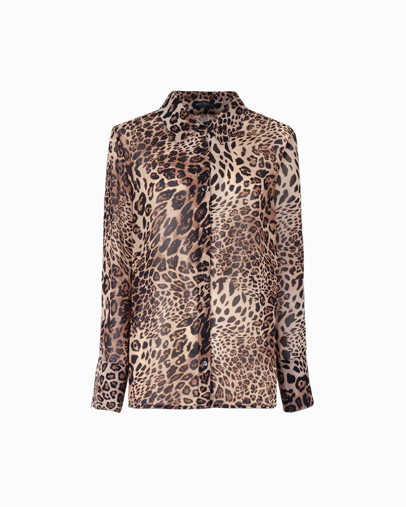 Camicia donna leopardata image number null