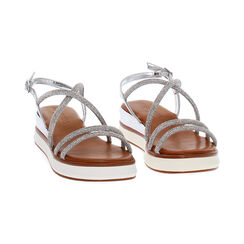 Zeppe donna argento con pietre, Primadonna, 254927202ETARGE035, 003 preview
