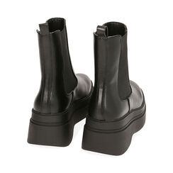 Chelsea boots platform neri, tacco 7 cm , Primadonna, 20N310101EPNERO035, 003 preview